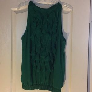 Curvy ruffled office to night out blouse